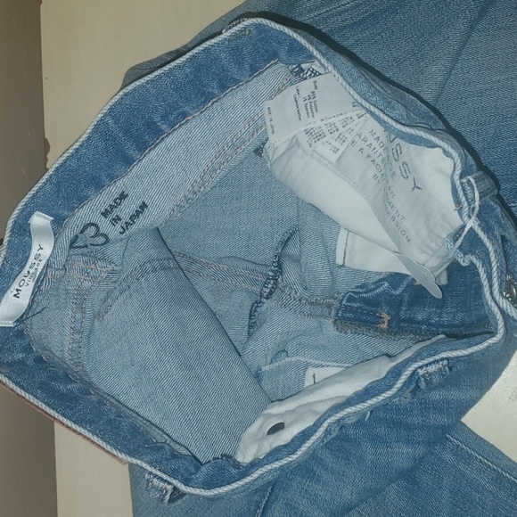 Moussy Vintage Faded Blue Ripped Light Blue Distressed Skinny Jeans Womens Sz 23 - Picture 14 of 16